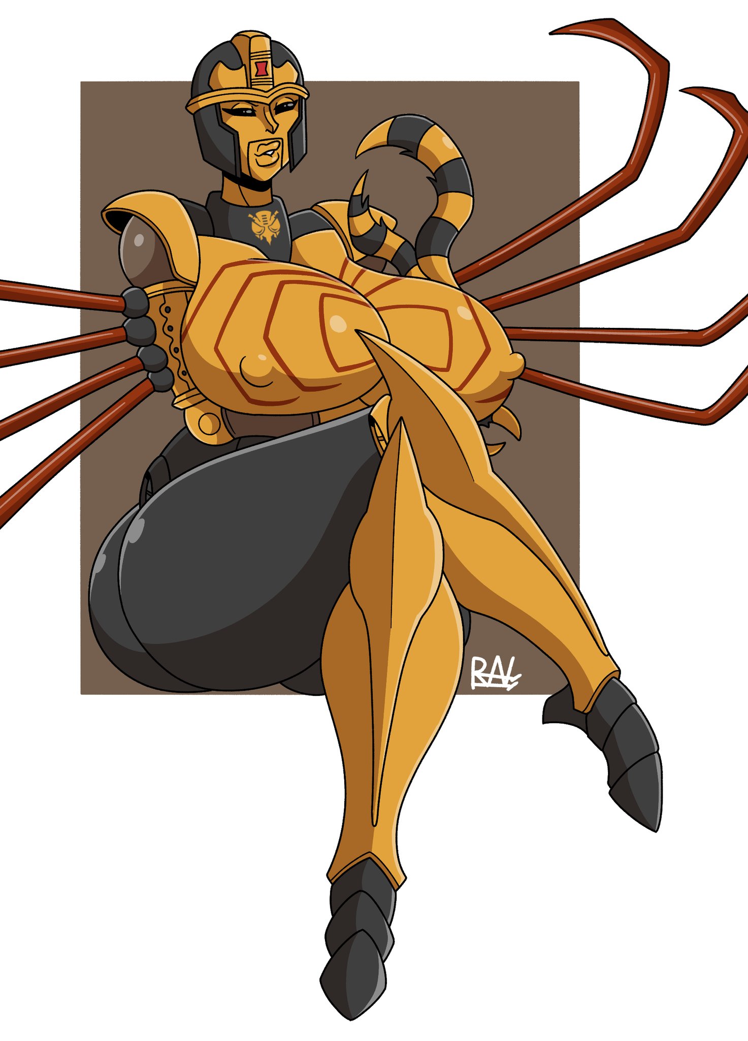 beast wars, big breasts, blackarachnia, breasts, ravage41, solo, thighs, transformers