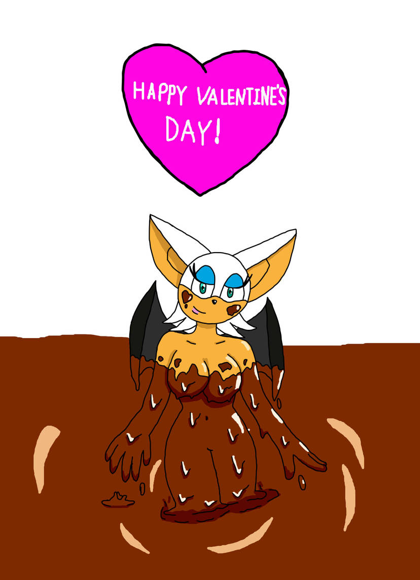 breasts chocolate chocolate_on_breasts covered_in_chocolate doctormechapyro nude rouge_the_bat sonic_the_hedgehog_(series) wam wet_and_messy