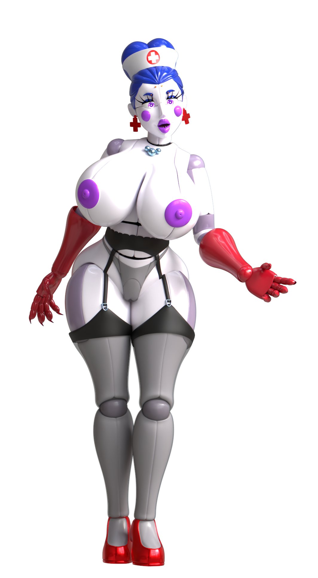 1girls alluring animatronic animatronic_female animatronic_girl ballerina ballora ballora_(cosmic_trance) ballora_(fnafsl) beautiful_females big_ass big_breasts big_butt blue_hair breast_focus breasts calm closed_eyes contortion contortionist cosmic_trance curvaceous curvy curvy_body curvy_female curvy_figure female female_focus five_nights_at_freddy's five_nights_at_freddy's:_sister_location front_view large_breasts looking_at_viewer massive_ass massive_breasts milf mommy nurse_outfit purple_lips purple_lipstick robot_female robot_girl robot_humanoid sexy_figure sexy_pose slutty_pose soft_lips solo solo_female stage summer_ballora_2.0_(cosmic_trance) thighs voluptuous voluptuous_female white_hair white_skin wide_hips