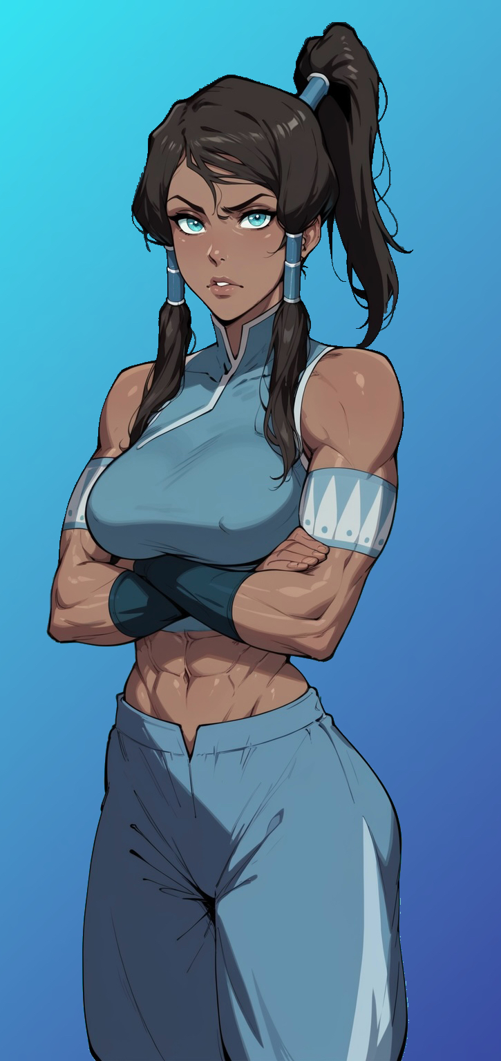 ai_generated avatar_legends female female_only korra nickelodeon nicktoons paulinebabe the_legend_of_korra