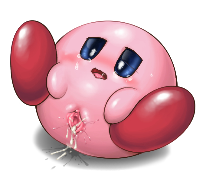 alien box_xod cum female kirby kirby_(series) nintendo pussy pussy_juice simple_background solo solo_female video_games waddling_head