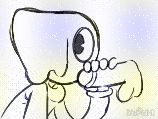 animated blot blot_(dandy's_world) cum cum_on_hair dandy's_world dandys_world handjob mime no_sound