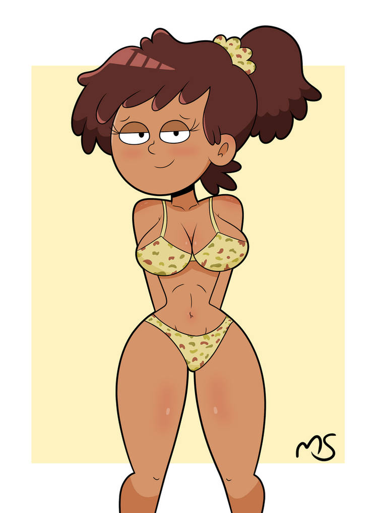 amphibia amphibia_(finale) anne_boonchuy bikini breasts female muffinzzstudio pinup solo tagme thai