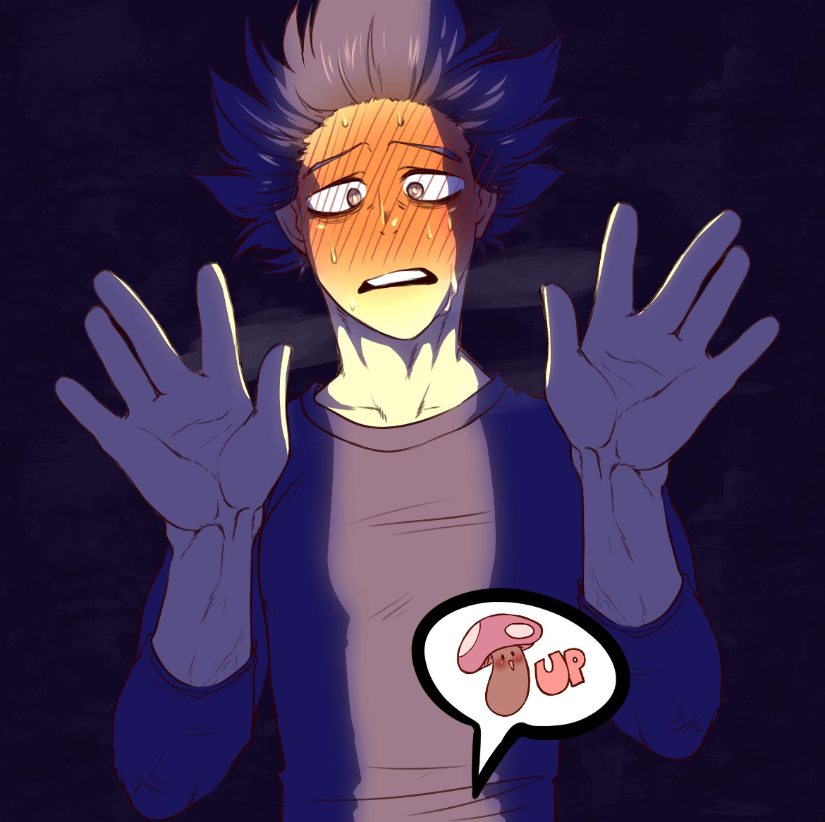 boku no hero academia, caught, caught peeing, hitoshi shinso, kukkiisart, male, male focus, male only, my hero academia, peeping, shinsou hitoshi, solo, solo focus, solo male, voyeur, voyeurism