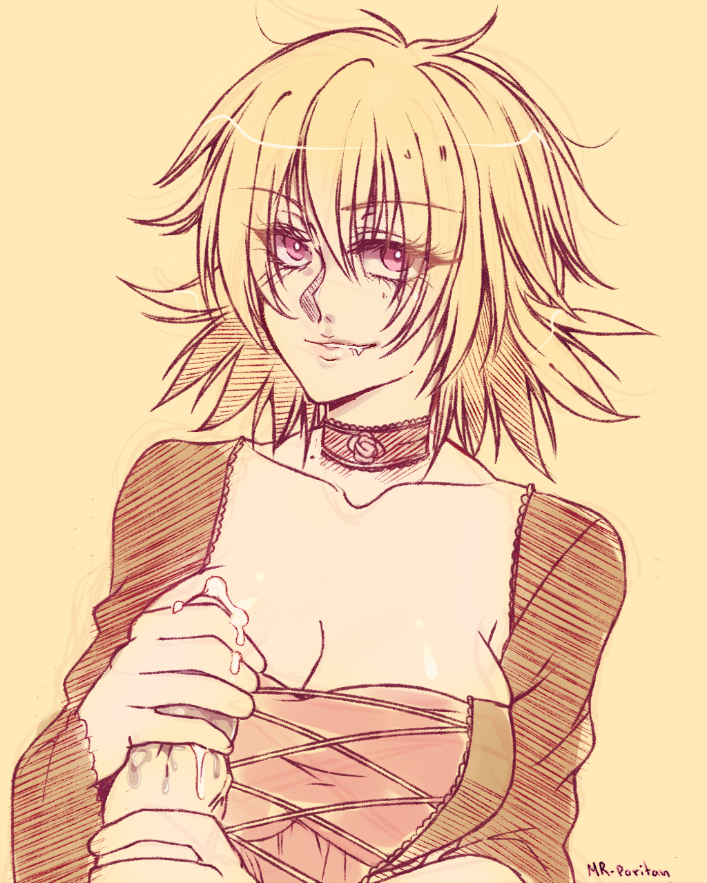 biting_lip clothed clothed_female_nude_male handjob hellsing mr-poritan seras_victoria tagme