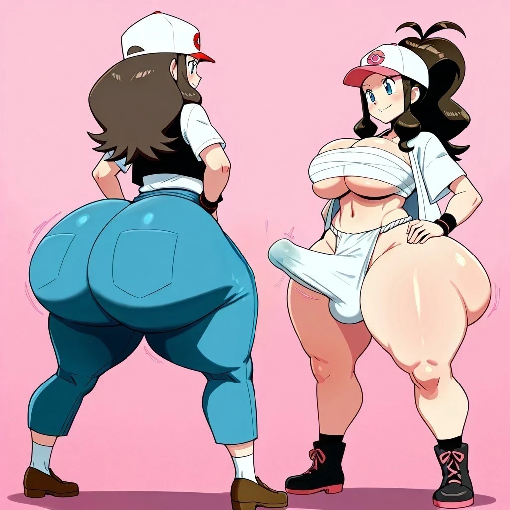 1futa 1girls ai_generated ass ass big_ass big_breasts big_butt breasts erection erection_under_clothes erection_under_loincloth fundoshi fundoshi_futanari fundoshilover101 futanari game_freak happi_(clothing) hilda_(pokemon) huge_ass huge_breasts huge_butt loincloth nintendo pokemon sarashi yamakasa yamathegod_(style)