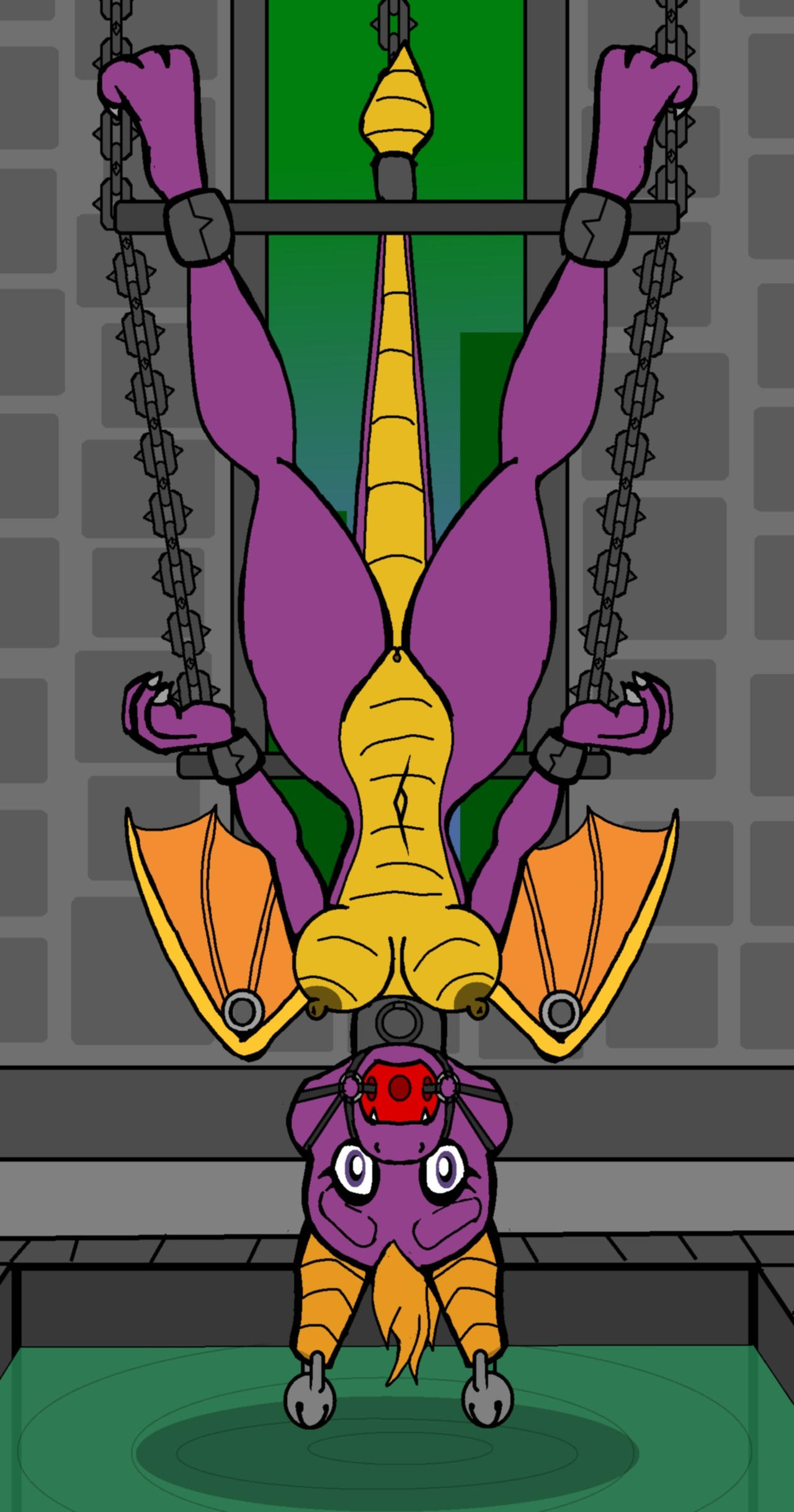 absurd_res activision bondage bondage bound female hi_res nidrog rule_63 spyro_the_dragon