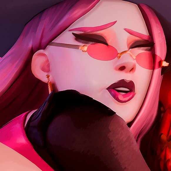 ahe_gao fortnite fortnite:_battle_royale harpy_haze_(fortnite) haze_(fortnite) looking_over_eyewear looking_over_glasses looking_over_sunglasses moaning pink-tinted_eyewear sunglasses tinted_eyewear