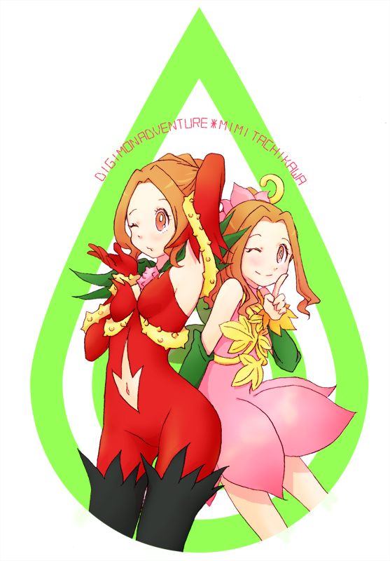 2girls 4_wings cosplay crest_of_sincerity crests_(digimon) digimon digimon_(cosplay) digimon_adventure fairy fairy_wings human leaf leaf_wings leaves lillymon_(cosplay) mimi_tachikawa plant plant_girl rosemon_(cosplay) wings