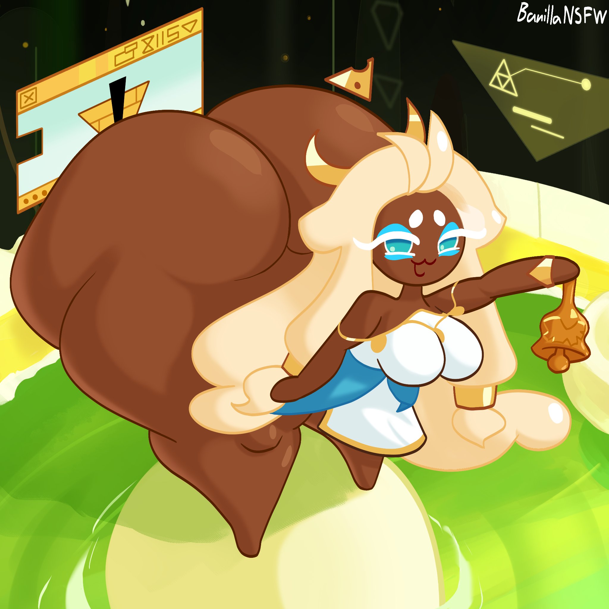 ass, ass focus, banillansfw, cookie run, hyper ass, mozzarella cookie, tagme