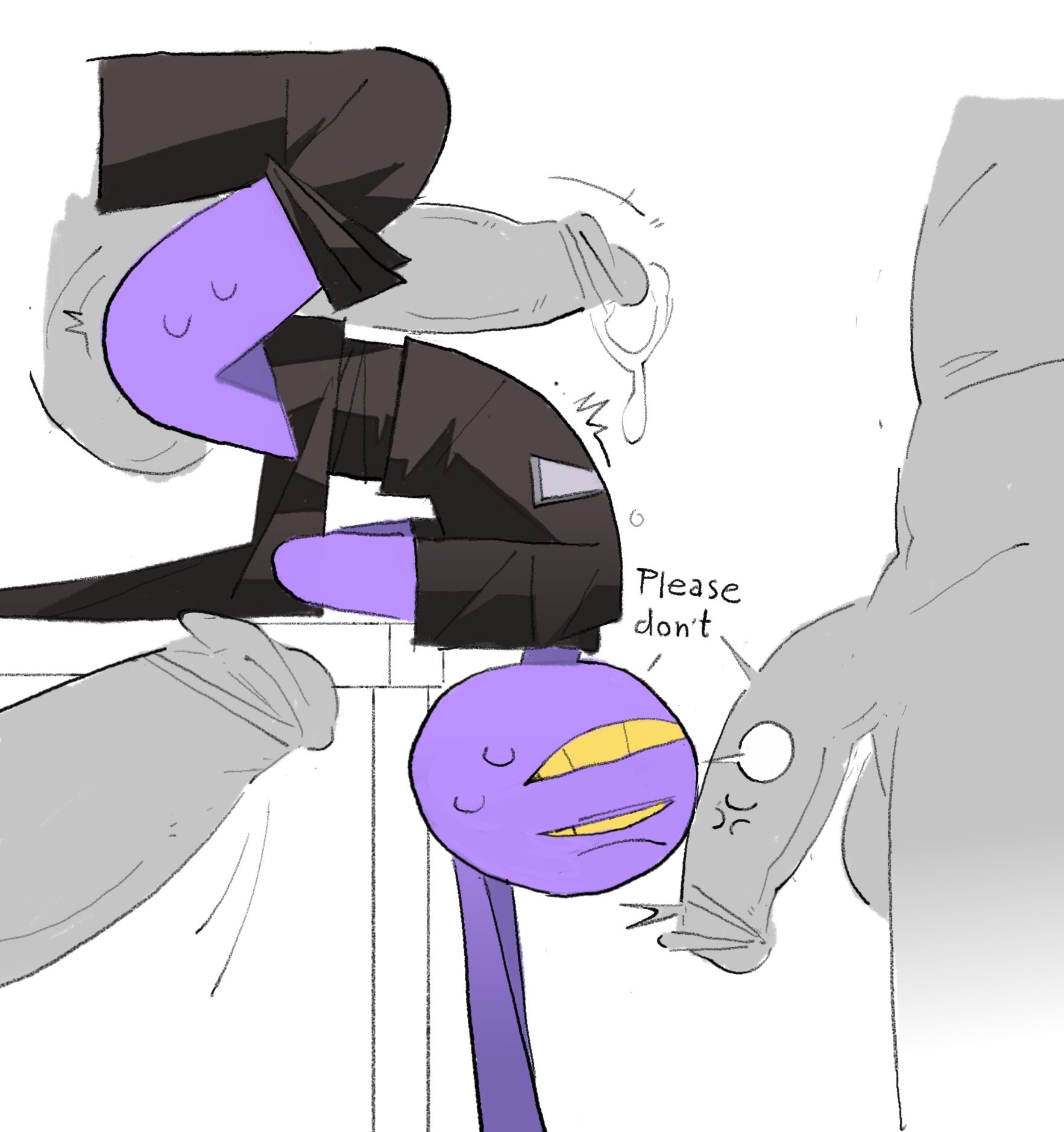 4boys, angry, angry face, cock on face, femboy, forced, gay, glitch productions, gooseworx, huge cock, jax (tadc), jax (the amazing digital circus), male only, precum, rape, raped, raped male, real saming, sweat, tadc, tagme, the amazing digital circus, work uniform, working