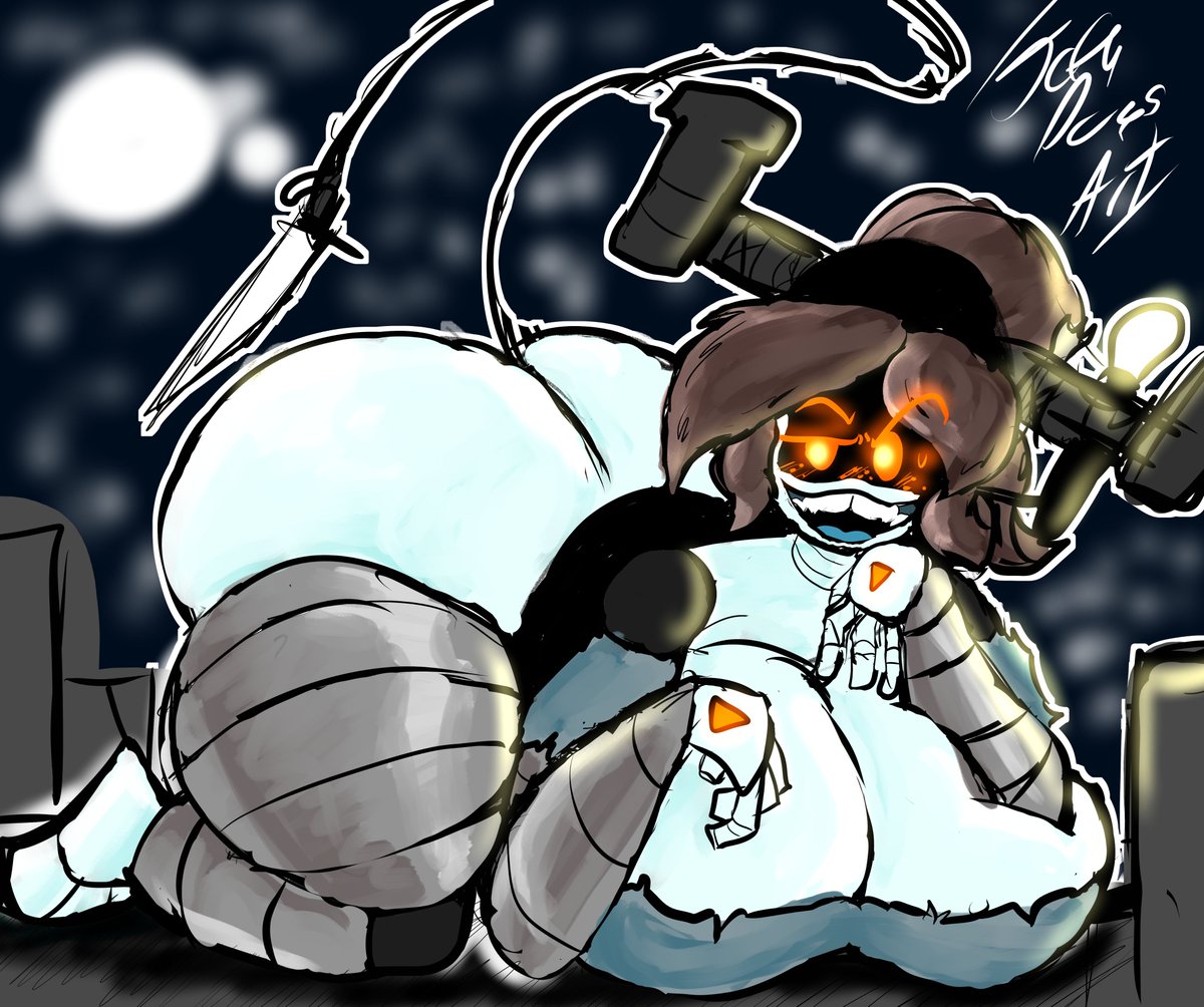 alice (murder drones), big ass, big breasts, breasts, female, female only, giantess, hyper ass, hyper breasts, murder drones, tagme, tofudoesart