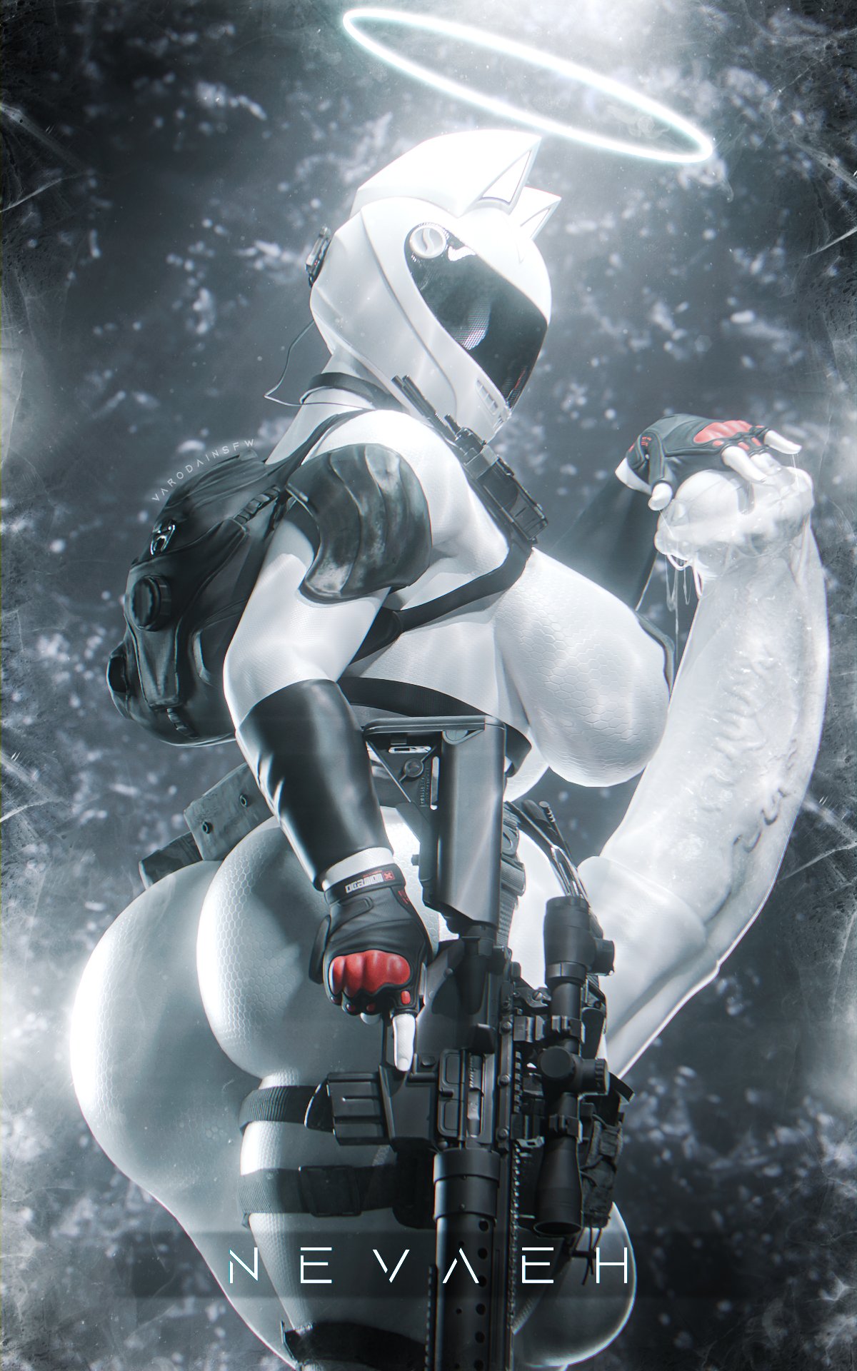 1futa, 3d, balls, erection, fingering, fingering urethra, futa only, futanari, horsecock, horsecock futa, huge cock, hyper penis, jinsang 3d, latex, nevaeh (jinsang), nude, penis, precum, solo, urethral, urethral fingering, urethral insertion, urethral penetration, varodai