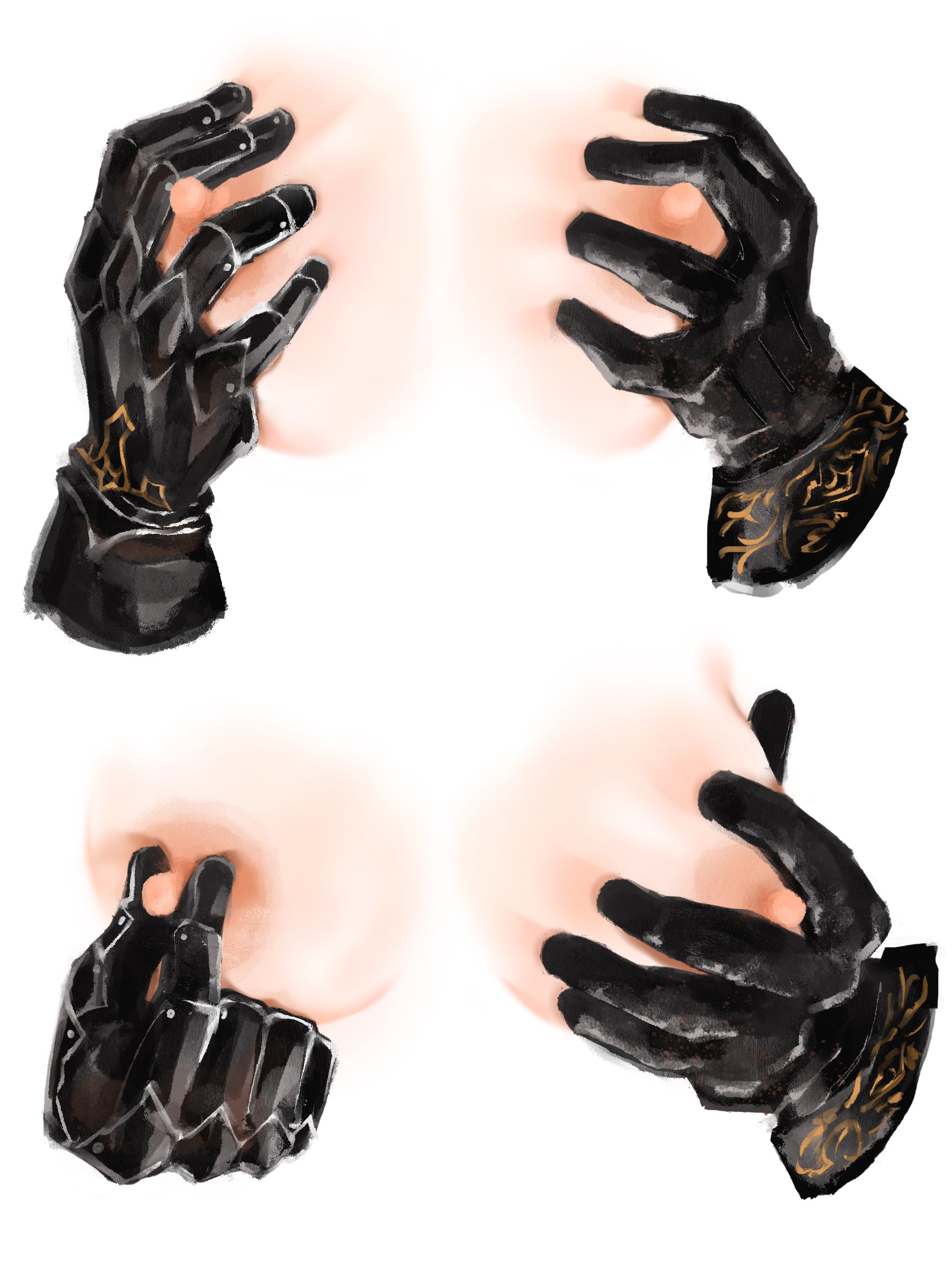 1boy, 1boy1girl, 1girls, 2d (artwork), gloved hands, gloves, groping breasts, love and deep space, nipple bulge, nipple play, nipples, xavier (love and deep space)