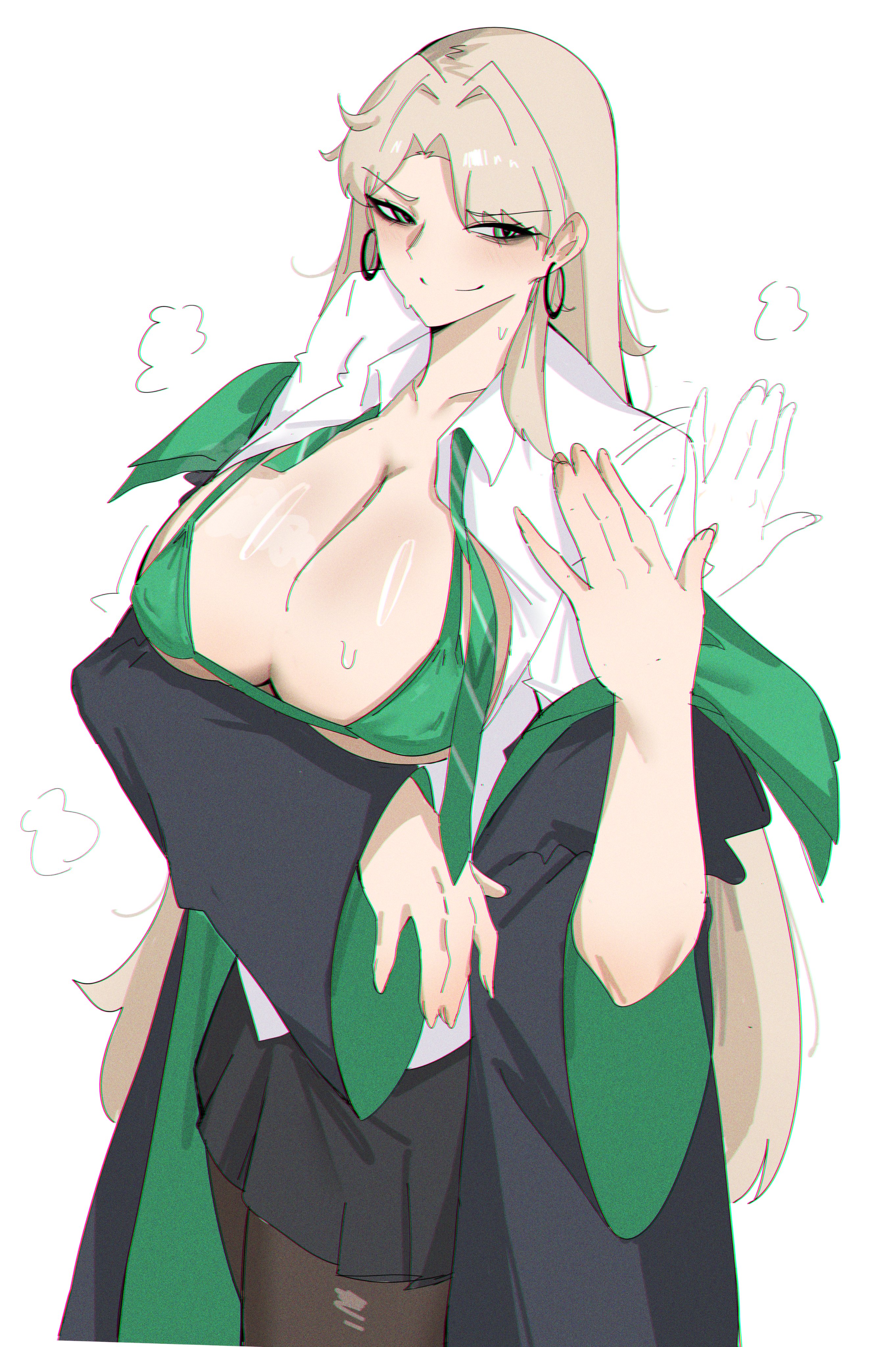1girls, artist request, breasts, draco malfoy, draco malfoy (redteneri), female, female focus, female only, genderswap, girls, harry potter, hi res, large breasts, light skin, light-skinned female, looking at viewer, rule 63, thick thighs, thighs, wide hips