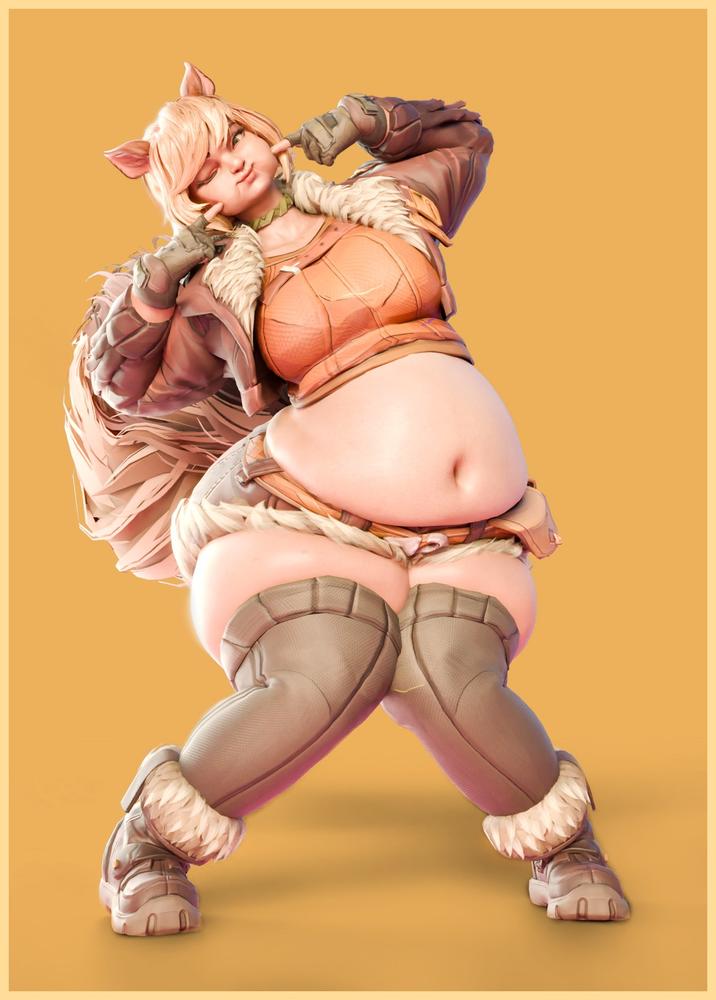 2024 3d 3d_(artwork) 3d_render adorable bbw belly_button big_breasts brown_hair cheek_squish chubby chubby_female cute doreen_green female female_only green_eyes happy human kim381 marvel marvel_rivals navel playful posing solo squeeze squirrel_ears squirrel_girl squirrel_girl_(marvel) squirrel_girl_(marvel_rivals) squirrel_tail squishing_cheeks standing voluptuous voluptuous_female wink winking_at_viewer