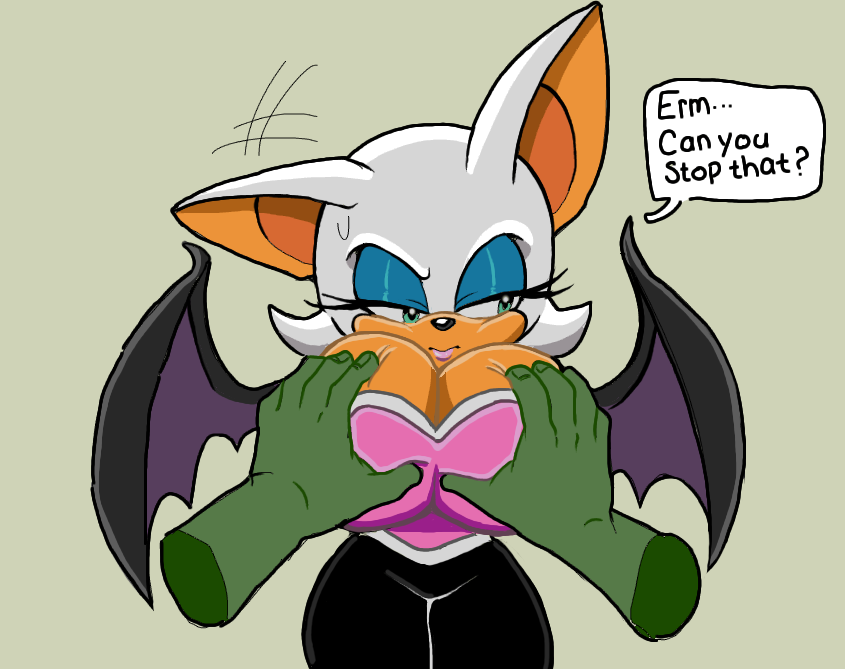 1girls anon anonymous_character bat bat_wings big_breasts big_thighs breasts clothed clothing color eyelashes female forced grabbed grabbing grabbing_breasts green_eyes grope grope_breast groped groping groping_breasts groping_through_clothes huge_breasts large_breasts looking_away make_up makeup pink_lips pink_lipstick rouge_the_bat sega shiny_breasts shiny_skin short_hair sonic_(series) sonic_the_hedgehog_(series) sweat sweating text text_box thighs unknown_artist white white_hair white_skinned_female