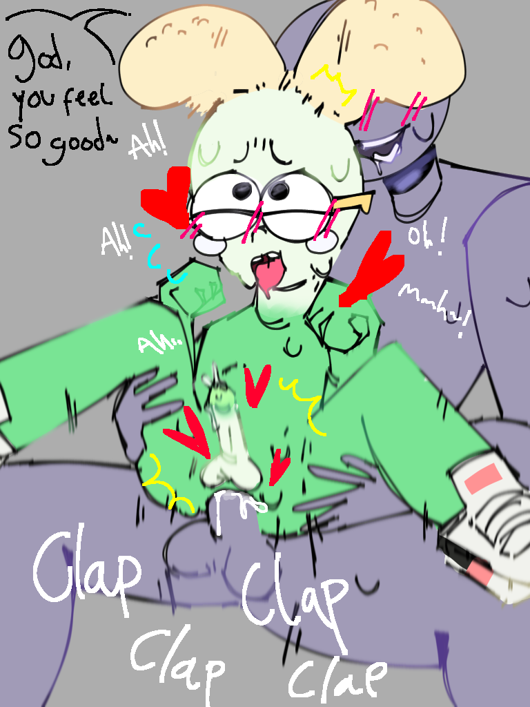 apple_and_onion clapping_ass moaning_in_pain moaning_loud non-human onion self_upload sweating tongue_out toony young