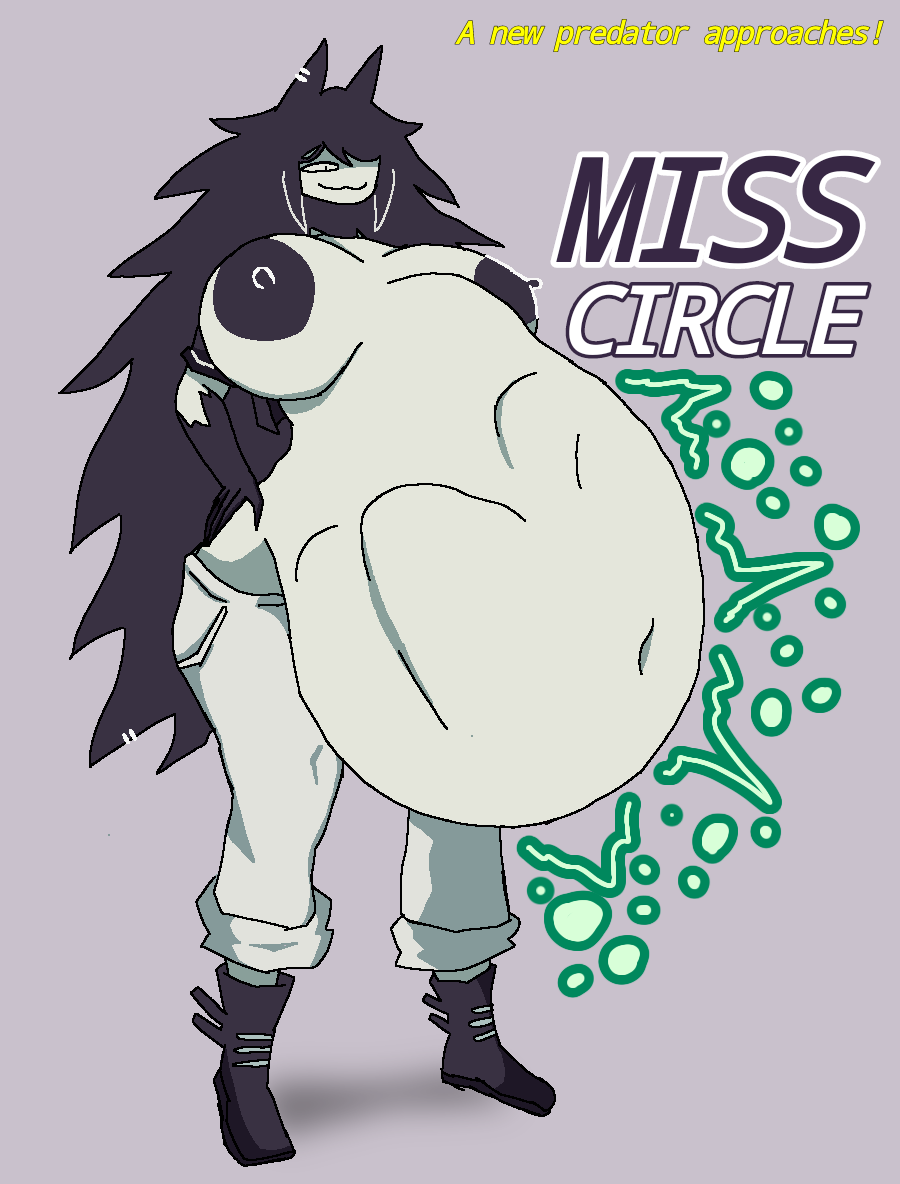 1girls aguythatmakesvore2 ambiguous_prey belly belly_bulge big_belly big_belly_bulge big_breasts black_hair breasts female female_focus female_only female_pred fundamental_paper_education huge_belly huge_breasts long_hair messy_hair miss_circle_(fundamental_paper_education) oral_vore pants same_size_vore soft_vore solo solo_female solo_focus teacher teacher_pred topless topless_female vore vore_belly white_skin white_skinned_female