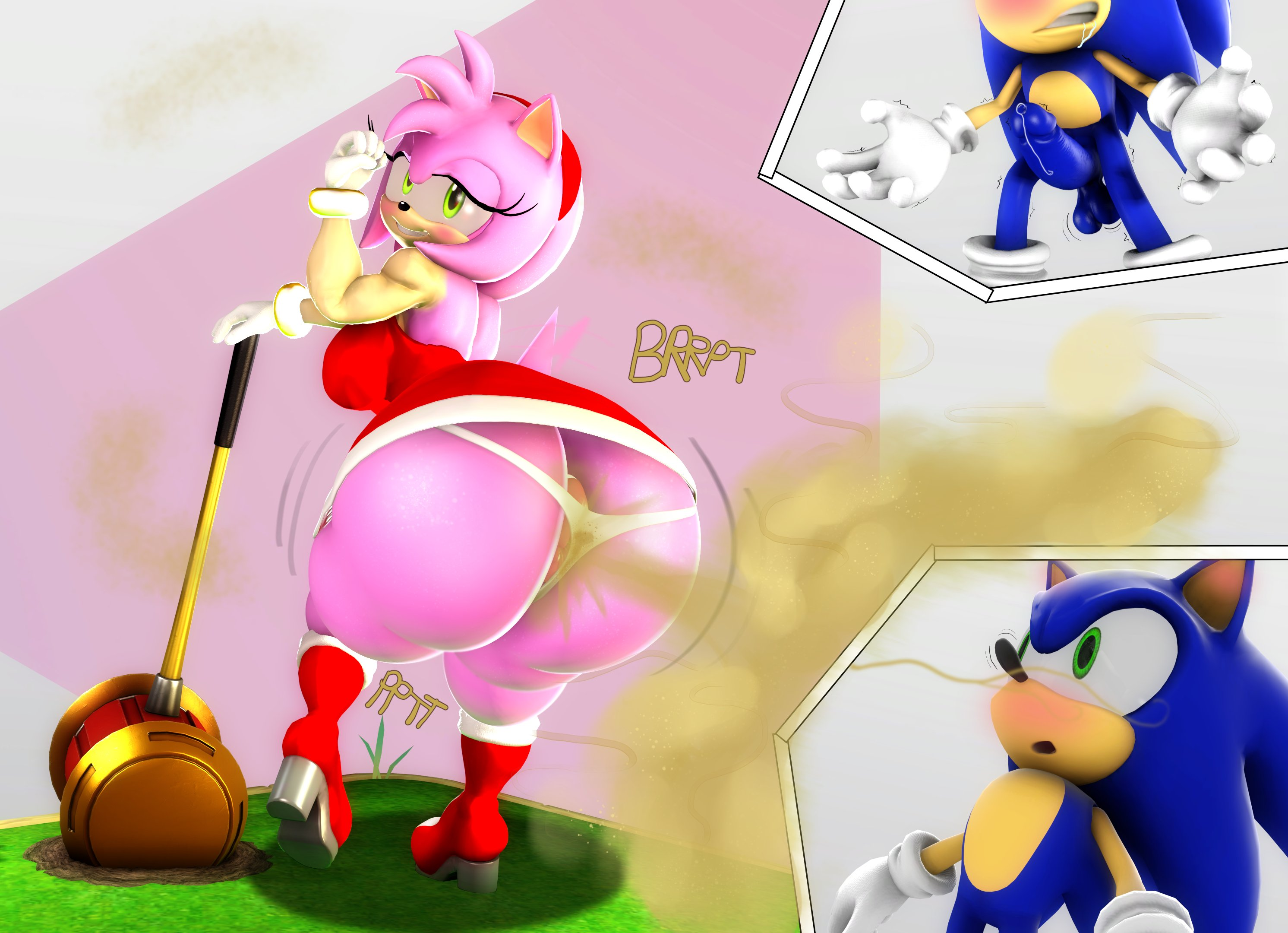 3d, amy rose, anus, anus focus, anus peek, ass, ass focus, back, backless dress, bare back, bare legs, bedroom eyes, blue fur, blue hair, blush, boots, bracelet, bug ass, dirty, dirty anus, dirty ass, dirty butt, dress, enjoying farts, erection, excited, fart, fart cloud, fart everywhere, fart fetish, farting, farts, flatulance, from behind, furry, gassy female, gasy, giant ass, glans, gloves, gold bracelet, green eyes, hairband, half-closed eyes, hammer, hedgehog, huge ass, large ass, legs, ltiberium77 (artist), medium hair, panties, penis, piko piko hammer, pink anus, pink fur, pink hair, red boots, red dress, red hairband, seducing, seduction, seductive, seductive ass, seductive body, seductive eyes, seductive look, seductive pose, seductive smile, sega, smell, smelly, smelly anus, smelly ass, smelly butt, smile, sniffable ass, socks, sonic (series), sonic the hedgehog, sonic the hedgehog (series), spiky hair, stink, stinky, stinky anus, stinky ass, stinky butt, tails, testicles, thick ass, vein, veiny penis, visible sniffing, white gloves, white panties, white socks, xy body