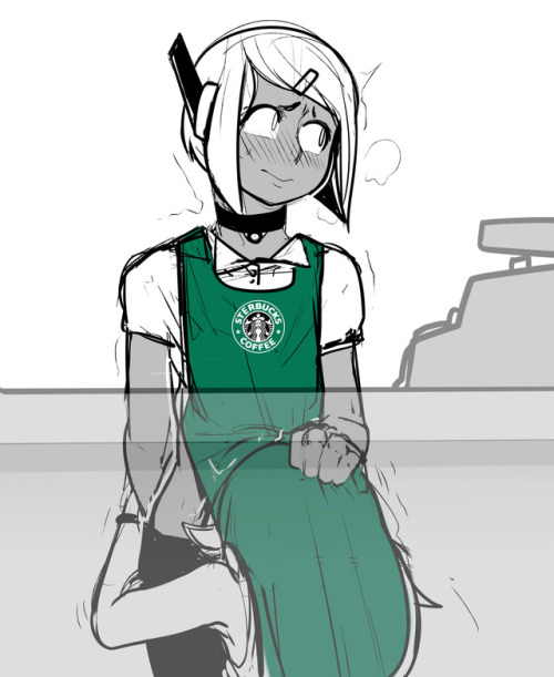 2boys apron choker fellatio femboy gay hand_on_another's_head iced_latte_with_breast_milk iced_latte_with_dick_milk krekk0v public starbucks stealth_sex straight_from_the_tap tagme trembling under_desk under_table under_the_table yaoi