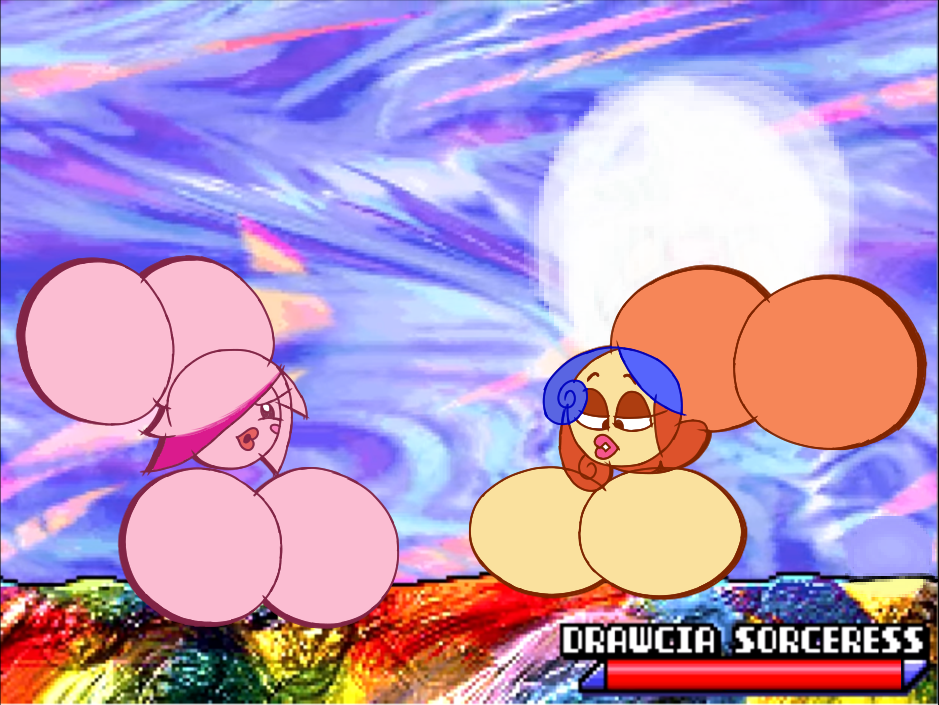 2005 bammyboo bandana_dee big_ass big_breasts bonnie cursed kirbbie kirby kirby_(series) limbless nintendo nintendo_ds original_character original_characters waddle_dee