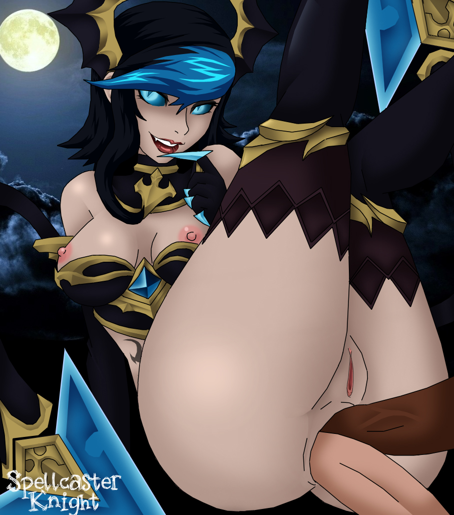 anal anal_insertion anal_sex big_ass blue_eyes blue_hair breasts breasts_out closed_legs death_sworn_series double_anal double_penetration evelynn forced group_sex league_of_legends legs_up rape shadow_evelynn shaved_pussy spellcaster_knight succubus tattoo threesome