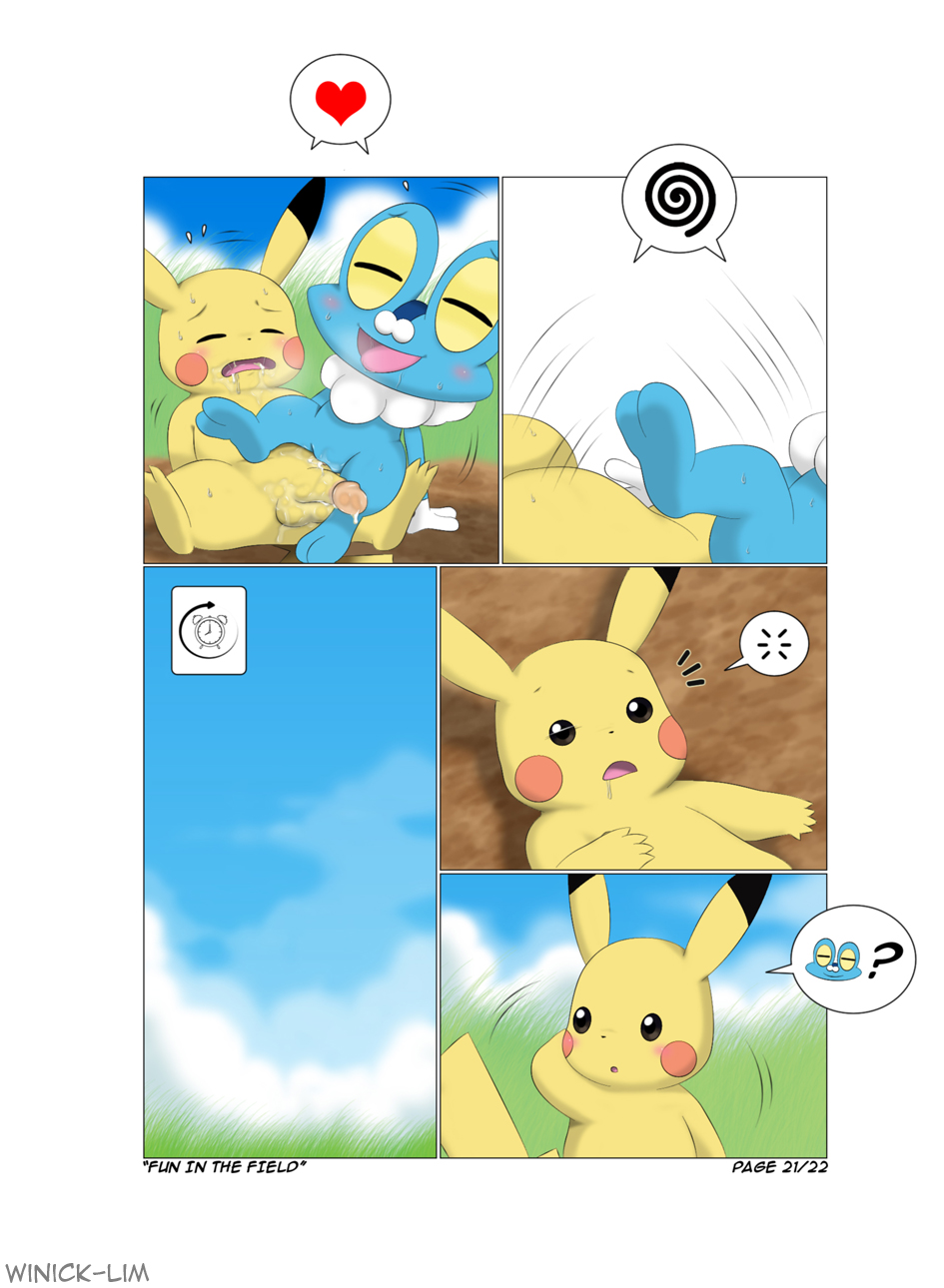after_sex amphibian circumcised comic cum cum_in_mouth cum_in_pussy cum_inside cum_on_tongue dizzy drooling duo female feral froakie fun_in_the_field_(winick-lim) half-erect heart highres humanoid_penis male mammal nintendo nude open_mouth page_21 penis pikachu pokémon_(species) pokemon pokemon_(species) pussy pussy_juice rodent saliva straight tongue tongue_out vaginal_penetration video_games winick-lim