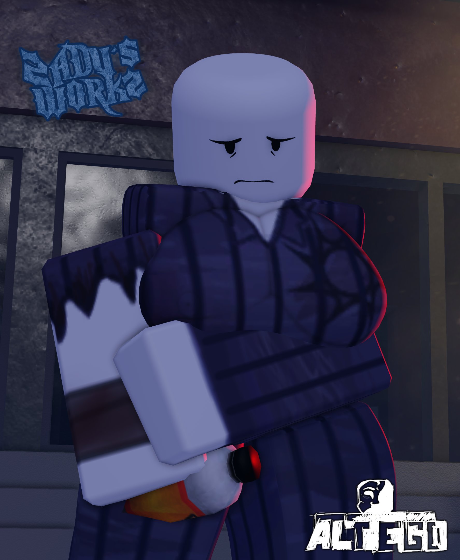 1girls, 3d, alter ego (roblox), breasts, cleavage, clothed, crimstuff, patient zero (alter ego), roblox, roblox game, robloxian, tagme, thighs, zaduworkz