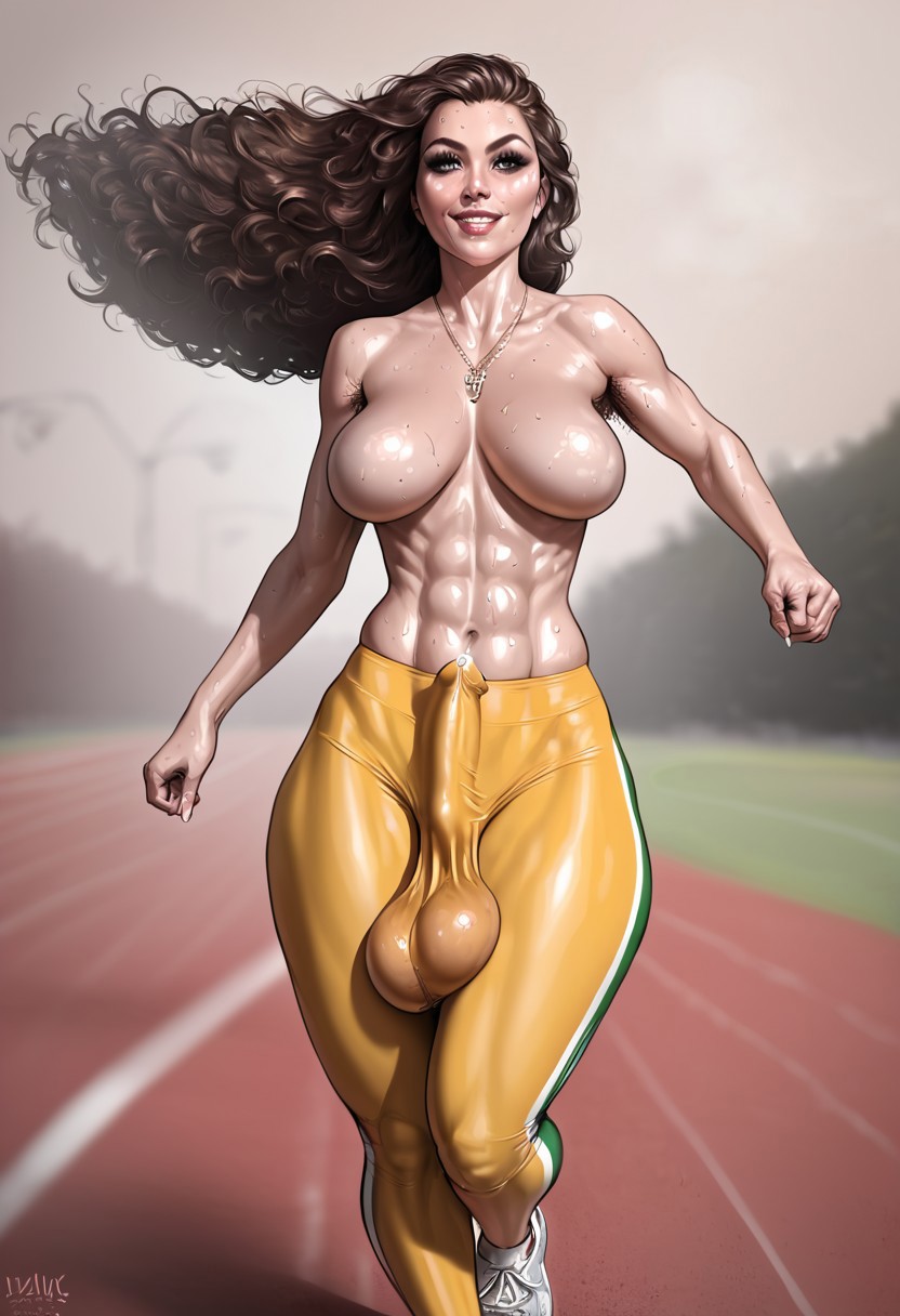 1futa ai_clothes ai_generated armpit_hair athlete balls bracelets breasts briang1748 casual enormous_balls enormous_penis enormous_testicles excessive_pubic_hair flaccid foreskin futa_only futanari gym hairy_balls happy_trail huge_breasts huge_cock huge_testicles leggings mellony_(briang1748) muscular_legs muscular_thighs musk_clouds outdoor_nudity outdoors pale_skin penis precum precum_drip pubic_hair public public_nudity running sagging_balls saggy_balls solo sports_bra sweat sweaty_body testicles thick_thighs uncircumcised unretracted_foreskin veiny_penis