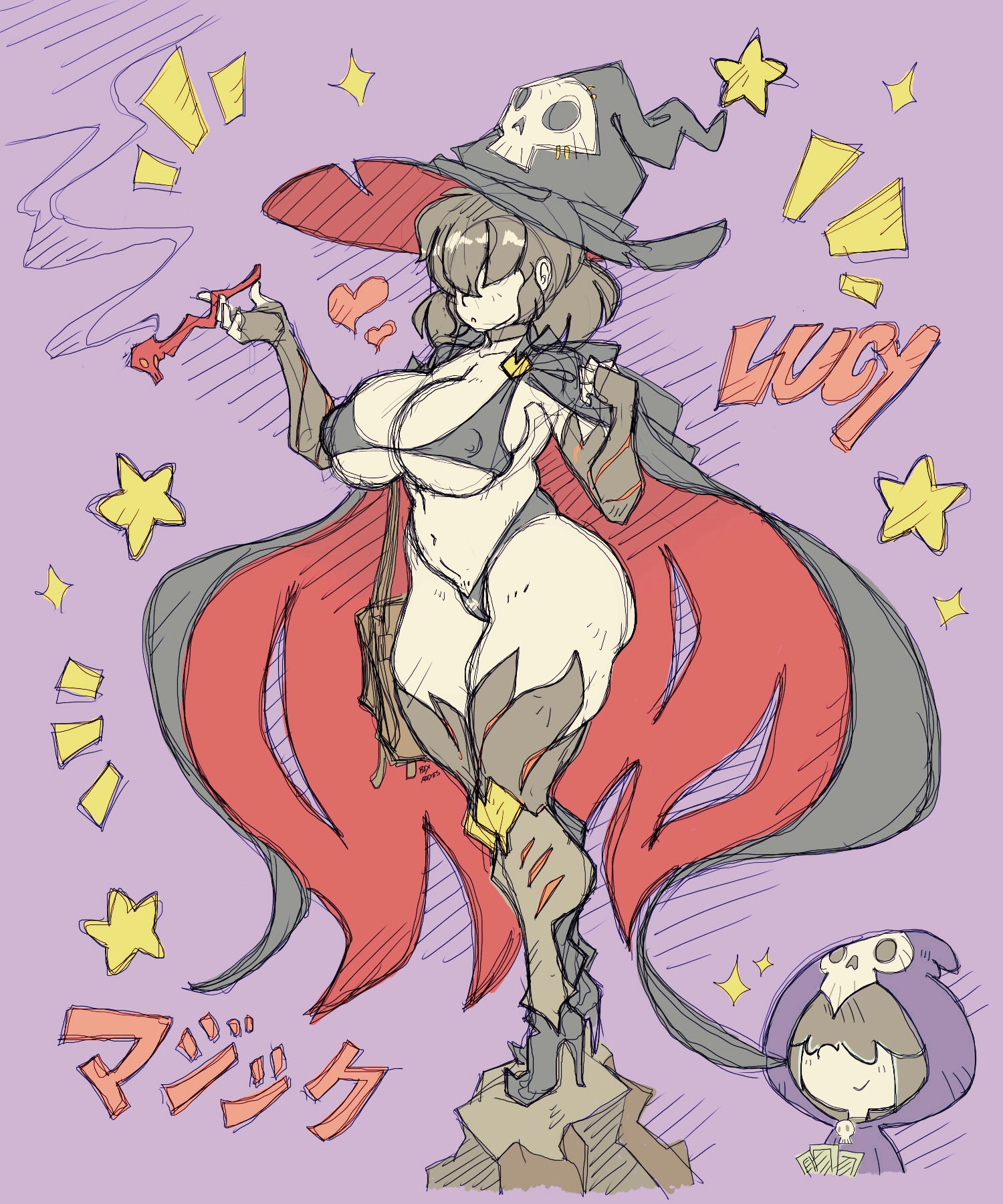 big breasts, breasts, cleavage, female, goth, goth girl, hair over eyes, high heels, lucy loud, nickelodeon, rex reyes, the loud house, witch