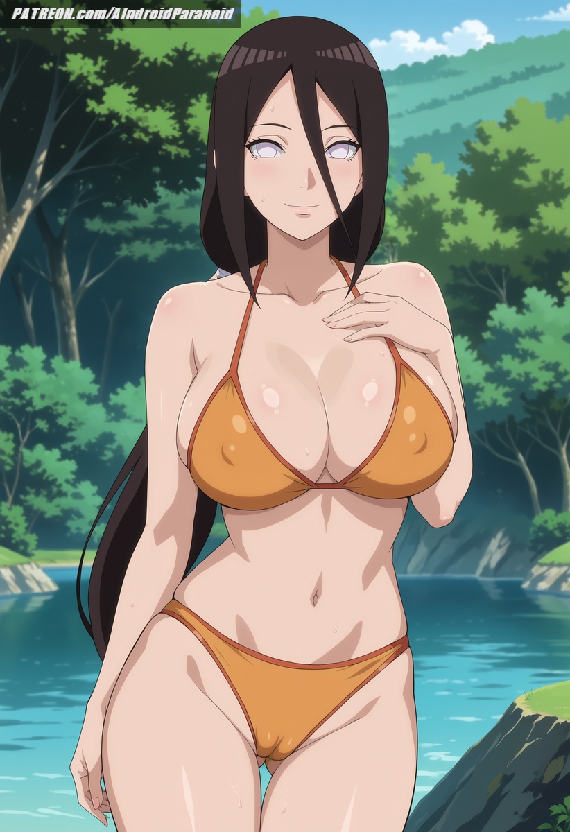 ai_generated aindroidparanoid ass aunt big_ass big_breasts bikini boruto:_naruto_next_generations breasts breasts_out brown_hair busty byakugan cameltoe cleavage curvy dojo fat_ass female female_only hips huge_ass huge_breasts hyuuga_hanabi large_breasts narrow_waist naruto naruto_(classic) naruto_(series) naruto_shippuden ninja nipples outdoors silver_eyes stable_diffusion straight_hair swimsuit taller_girl voluptuous wide_hips