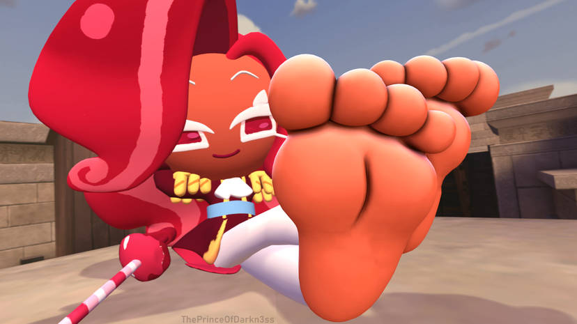 3d big_feet cookie_run feet female foot_fetish foot_focus huge_feet presenting_feet raspberry_cookie soles source_filmmaker teasing