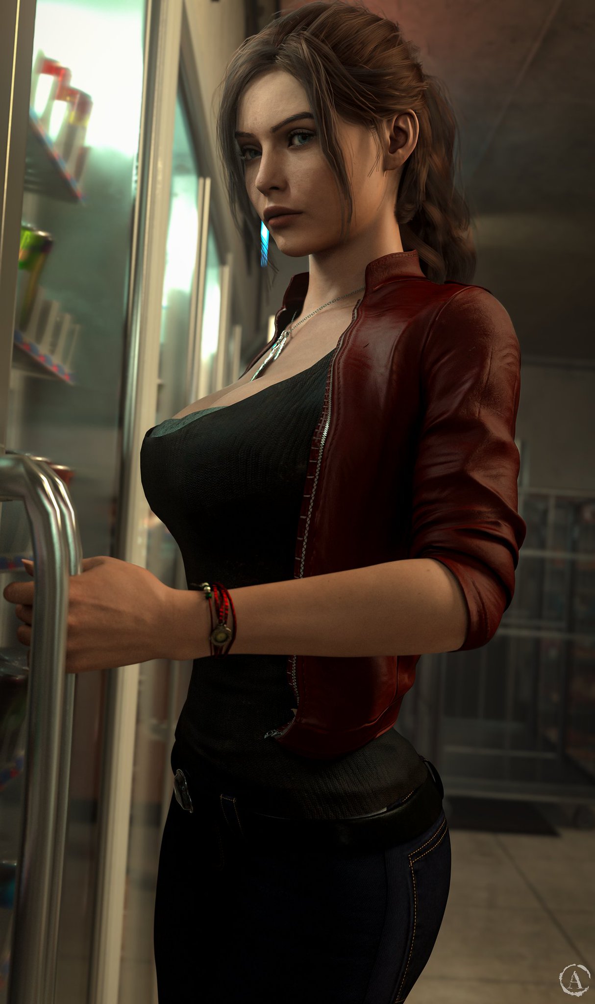 1girls 3d alf3d big_ass big_breasts breasts bust busty capcom chest claire_redfield curvaceous curvy curvy_figure female female_focus hips hourglass_figure huge_breasts human large_breasts legs light-skinned_female light_skin lips mature mature_female resident_evil resident_evil_2 resident_evil_2_remake slim_waist solo thick thick_hips thick_legs thick_thighs thighs top_heavy voluptuous waist wide_hips