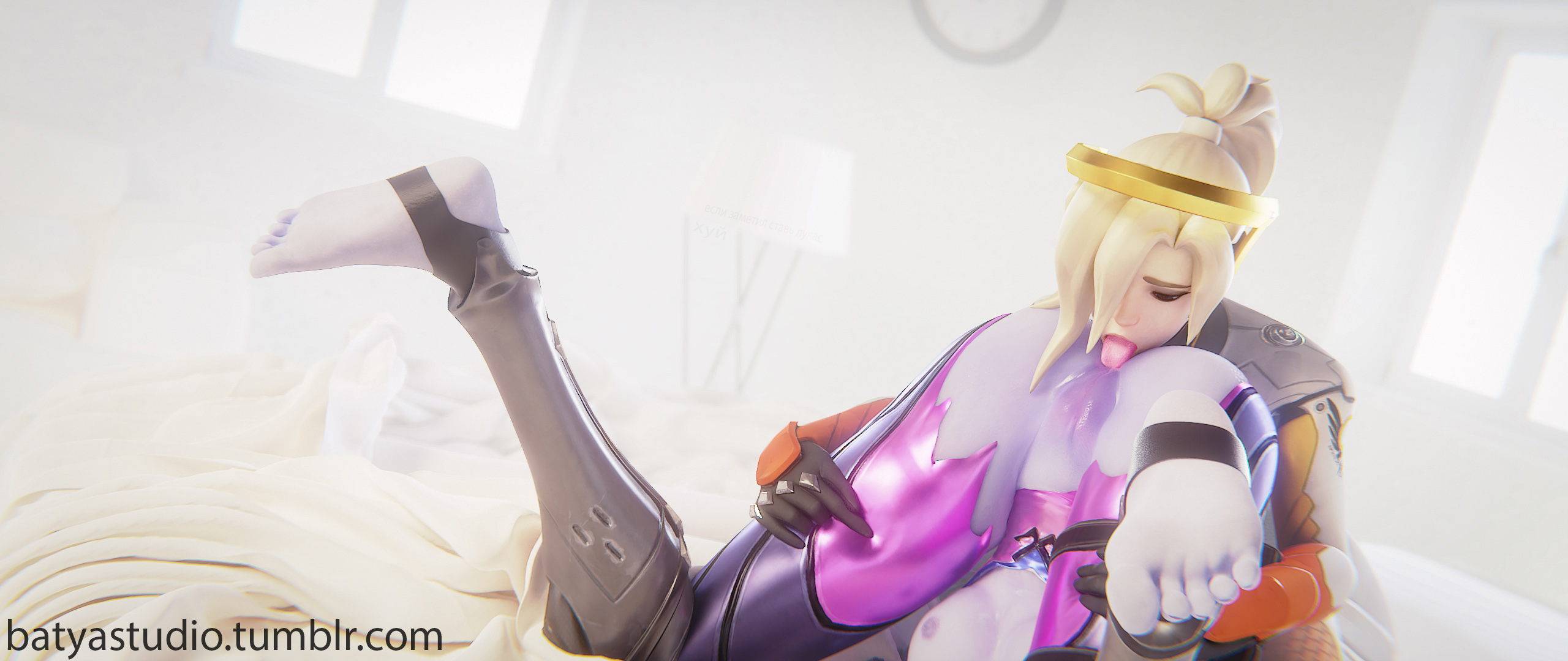 2girls, 3d, anilingus, batyastudio, blender, cunnilingus, female, female only, licking, licking pussy, mercy, oral, overwatch, pussy, rimjob, spread legs, widowmaker, yuri