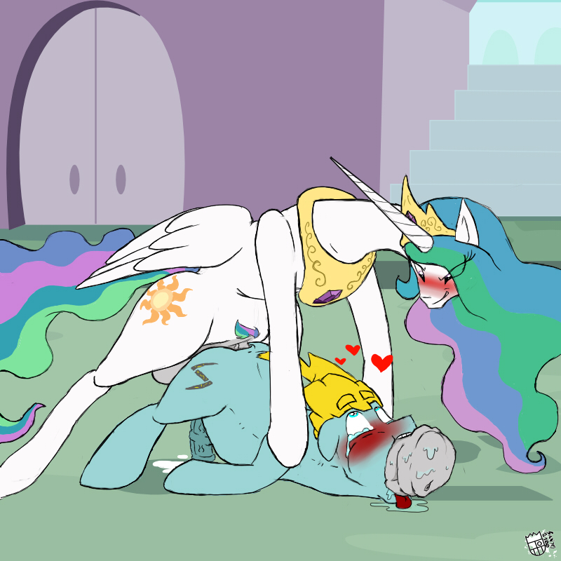 dickgirl/male furry futanari male_on_futa my_little_pony my_little_pony_friendship_is_magic princess_celestia_(mlp) sanyo2100 smooth_skin