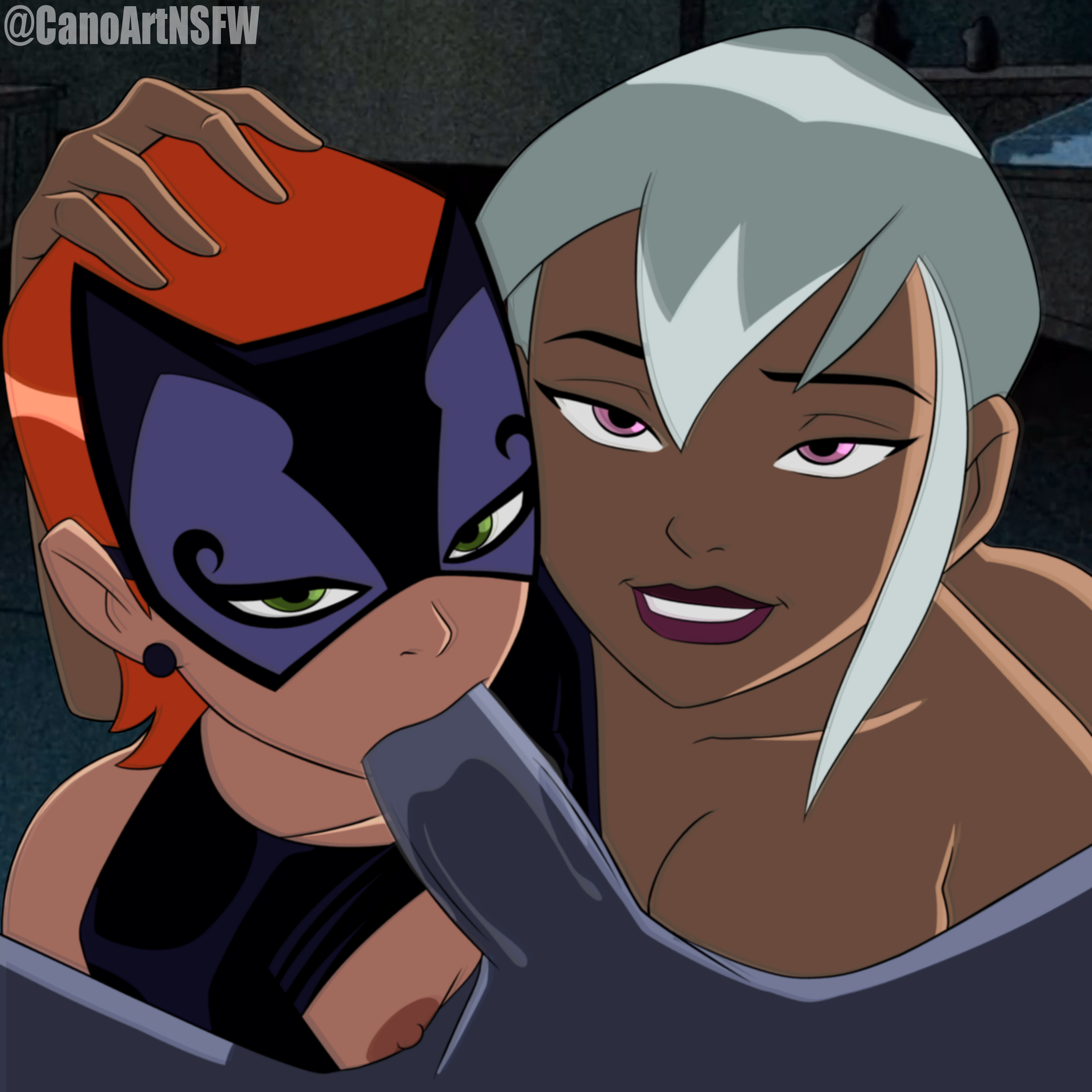 1boy, 2girls, accurate art style, artstyle imitation, ben 10, ben 10 (classic), bent over, blowjob, blowjob face, canoartnsfw, cartoon network, charmcaster, charmcaster (classic), fellatio, fellatio pov, female, gwen tennyson, gwen tennyson (classic), lucky girl, male, multiple females, multiple girls, partial male, pov, tagme, young