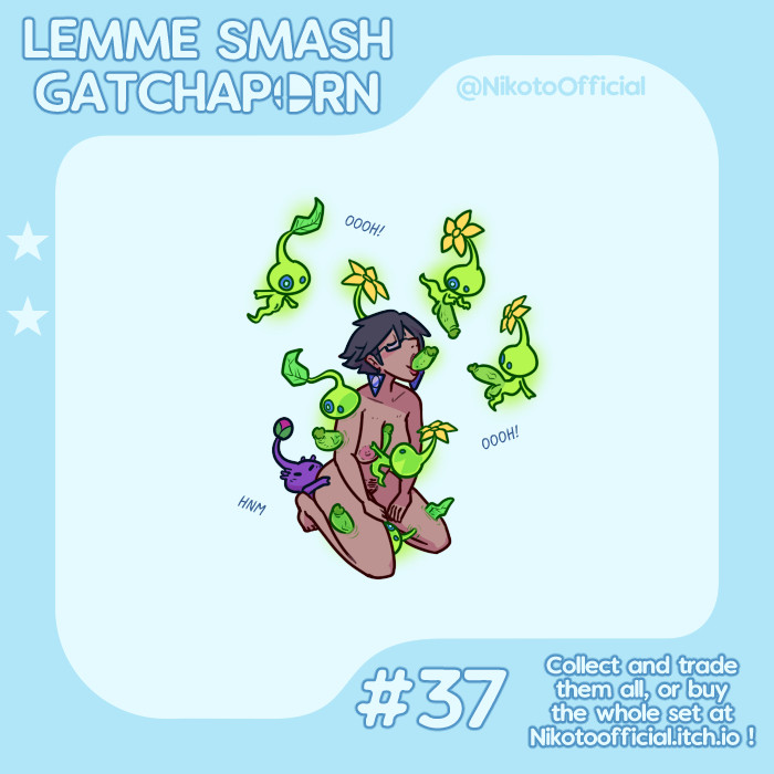bayonetta, bayonetta (character), bayonetta 2, crossover, female, ghost, glow pikmin, nikoto all-stars smashing, nintendo, paizuri, penis between breasts, pikmin, pikmin (species), pikmin 4, purple pikmin, straight, super smash bros.