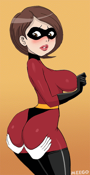 1girls, animated, armwear, ass, ass grab, clothed, clothing, disembodied hands, disney, elastigirl, eyewear, faceless male, female, footwear, fully clothed, gif, handwear, helen parr, legwear, male, mask, meegol, milf, pixar, smooth skin, the incredibles
