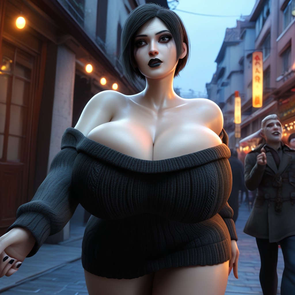 1girls 1woman 3d ada_wong ada_wong_resident_evil ai_generated big_ass big_breasts big_penis black_hair black_lipstick black_skirt colossal_breasts gothic_girl gothic_makeup makeup micro_skirt nsfw ravenomega resident_evil resident_evil_2 resident_evil_2_remake resident_evil_3 resident_evil_3_remake resident_evil_4 resident_evil_9:_requiem sex sexy_body sexy_female sexy_pose sexy_woman skirt solo solo_female street sunglasses sweater sweater_pull tagme tinted_eyewear voluptuous_body voluptuous_female water wet_body white_body white_skinned_female