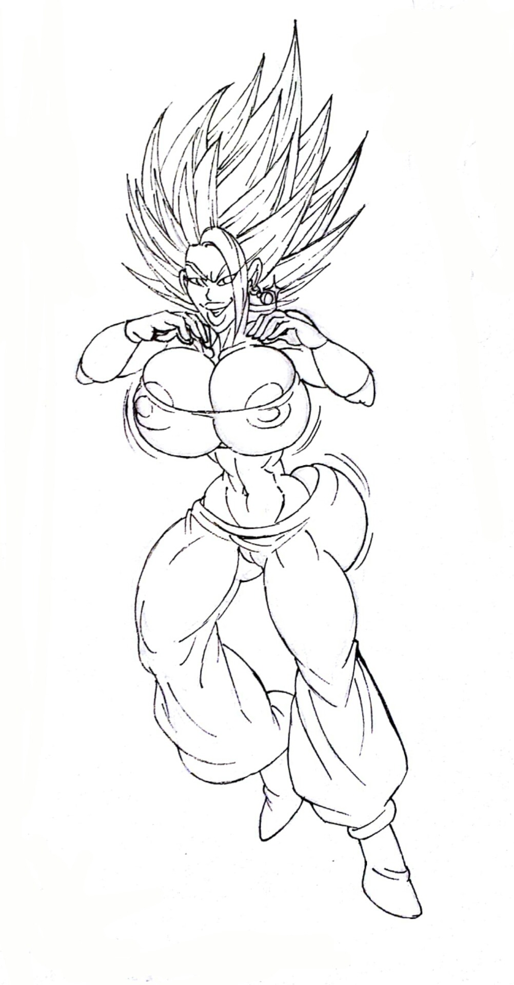 Caulifla (Dragon Ball) Rule 34 Image