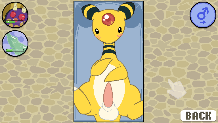 1boy afterglow_ampharos afterglow_the_ampharos ampharos animal_genitalia belly big_ears black_eyes black_fur blush cursor dildo erection feet feral furry hud looking_at_viewer looking_up male male_only nintendo nude on_back original_character penis pixel_art pokémon_(species) pokemon pokemon_(species) pokemon_gsc sex_toy sheath slightly_chubby solo spread_legs spreading stripes tapering_penis testicles text video_games yellow_fur