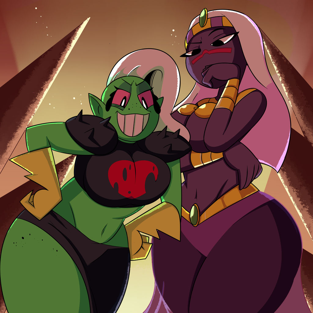alien, alien girl, alien humanoid, disney, disney channel, disney xd, duck dodgers, female, looking down at viewer, looney tunes, lord dominator, martian, martian (duck dodgers), queen tyr'ahnee, superspoe, wander over yonder, warner brothers