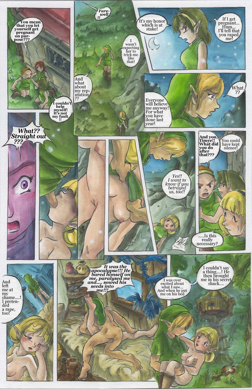 bad_zelda_ii clothing comic fellatio kokiri link ocarina_of_time oral oral_sex passage straight_hair the_legend_of_zelda young young_link