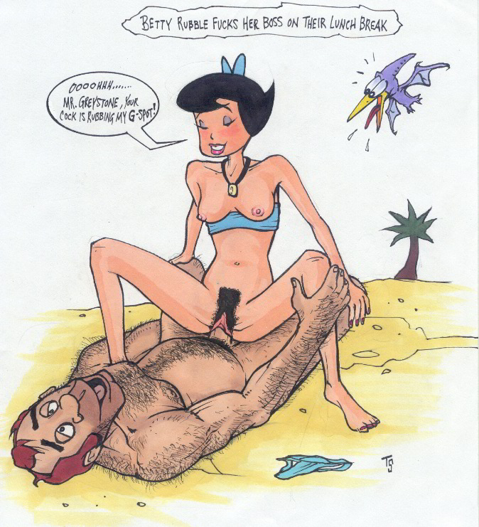 abom betty_rubble cheating female hanna-barbera human male mr._greystone nipples straight the_flintstones