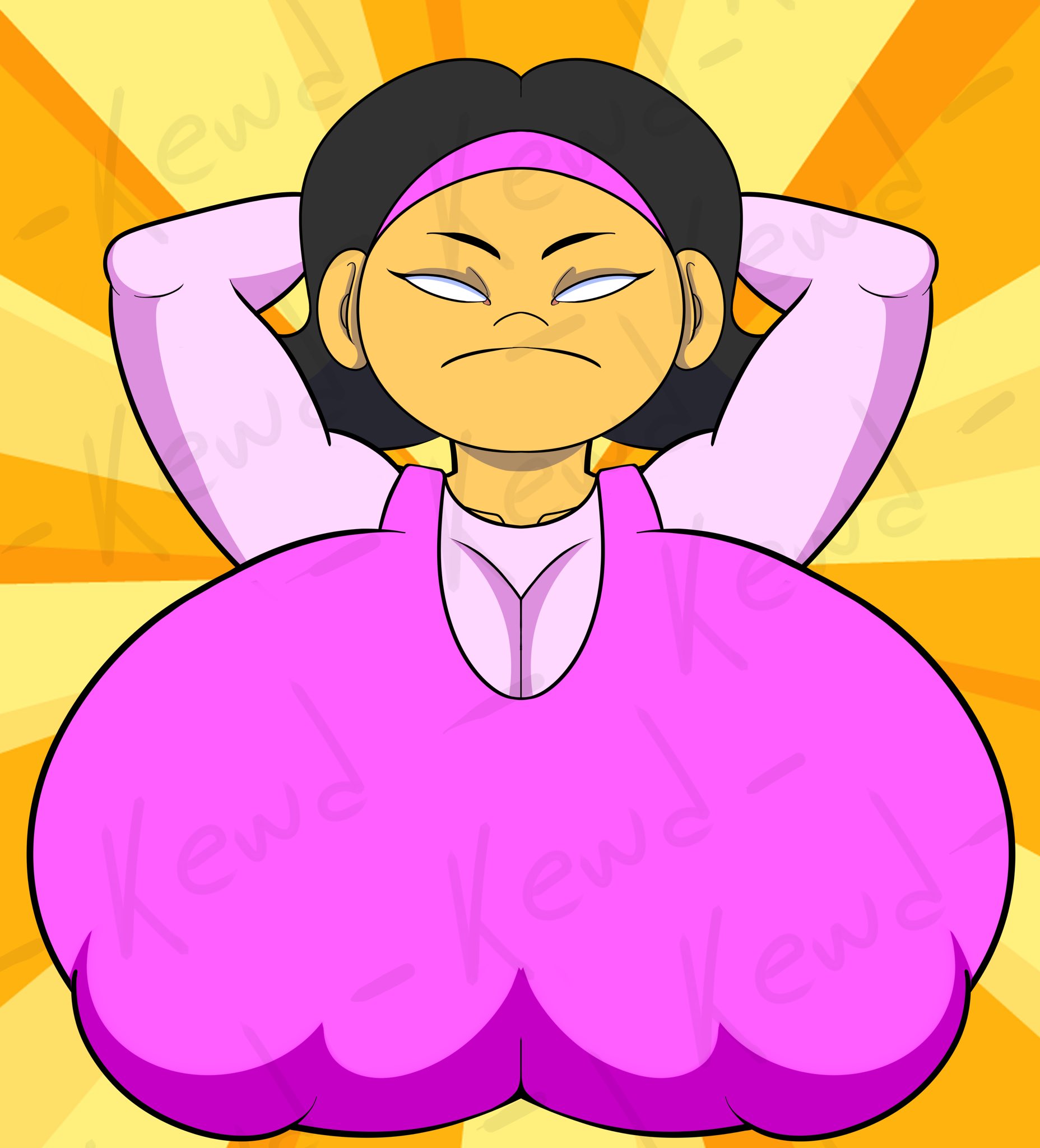 1girls, female, kewdlewd, nene (newgrounds), nene (pico's school design), newgrounds, pico's school
