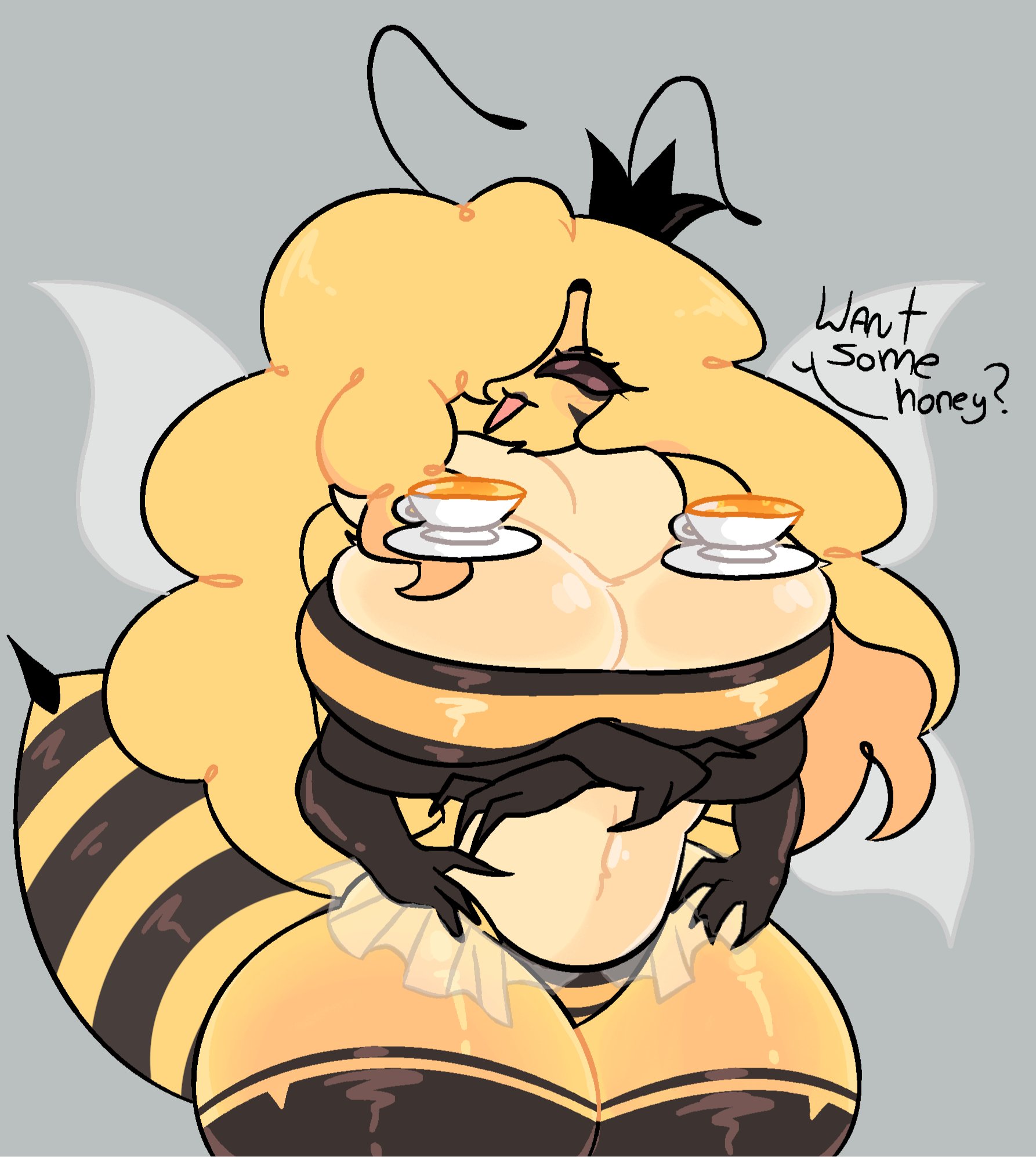 1girls, 2026, bee, bee girl, female, female only, oc, original character, tagme, tagme (character), zamzipperart