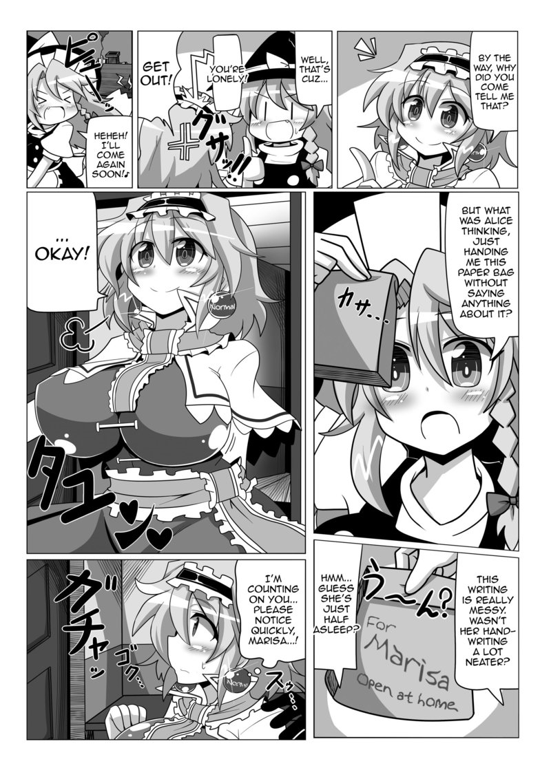 alice_margatroid big_breasts breasts comic marisa_kirisame rindou touhou translated