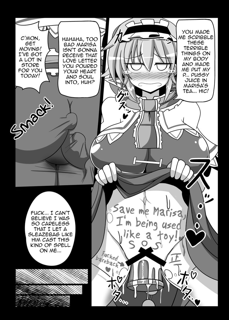 alice_margatroid breasts comic large_breasts looking_at_viewer rindou touhou translated