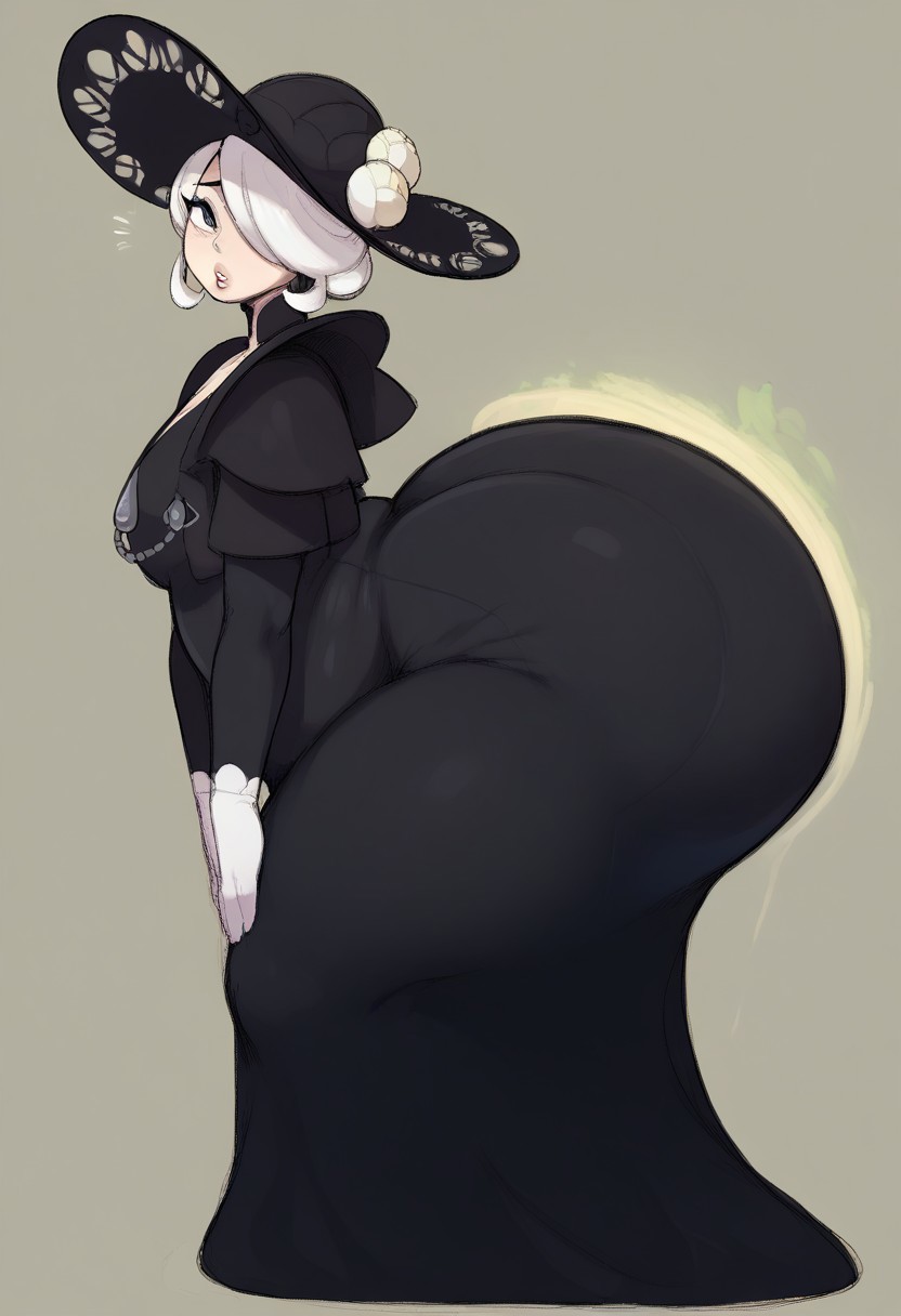 ai_generated big_ass bottom_heavy cogita_(pokemon) gigantic_ass gvukub huge_ass milf nintendo pokemon thick_thighs